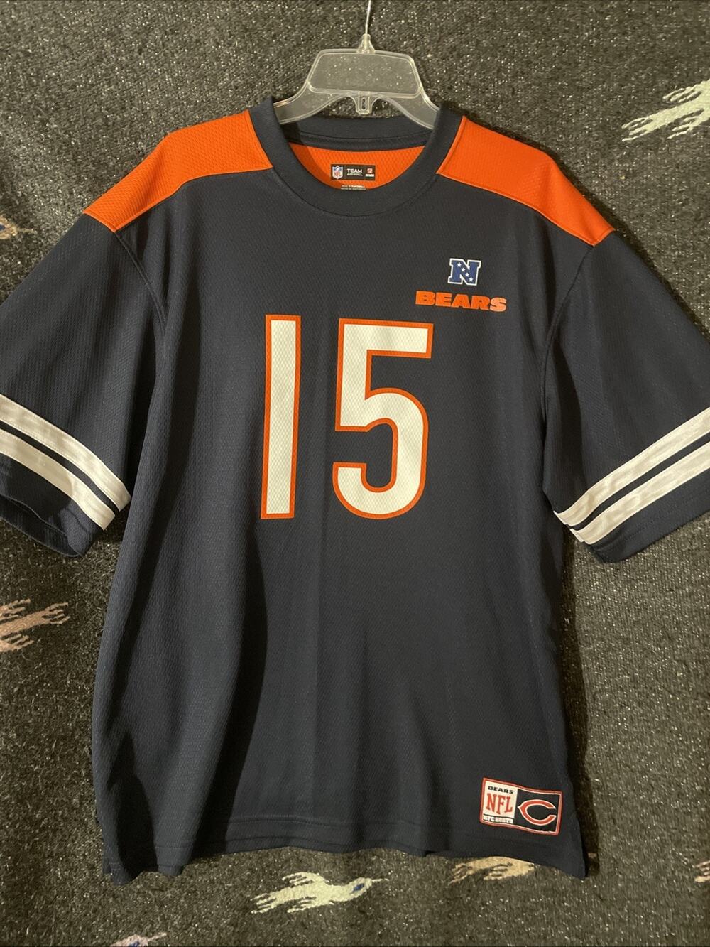 NFL PLAYERS CHICAGO BEARS #15 BRANDON MARSHALL MEDIUM SHIRT (B66)” THE BEAST”